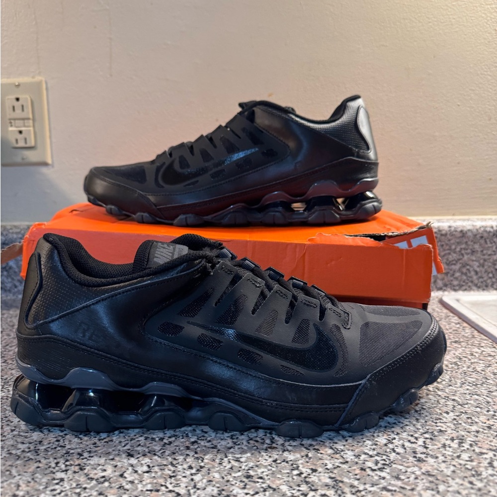 Nike Reax 8 TR Mesh "Black" Black Anthracite Black 621716-008 Men's Size 11 NEW